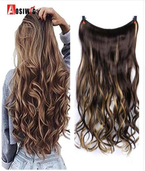 22quot invisible wire no clips in hair extensions secret fish line hairpieces synthetic straight wavy hair extensions2075801, Black;brown
22quot invisible wire no clips in hair extensions secret fish line hairpieces synthetic straight wavy hair extensions2075801, Black;brown