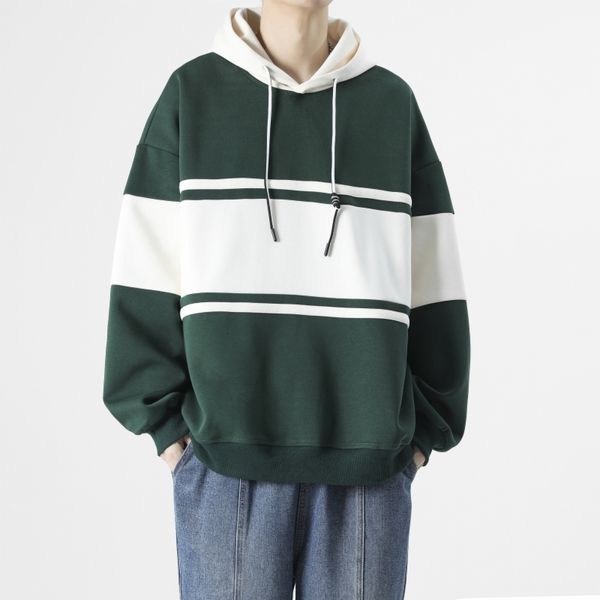 men s polos fashion colorblock pullover casual loosefit long sleeve trendy drawstring hoodie sweatshirt man big size 230629, White;black
men s polos fashion colorblock pullover casual loosefit long sleeve trendy drawstring hoodie sweatshirt man big size 230629, White;black