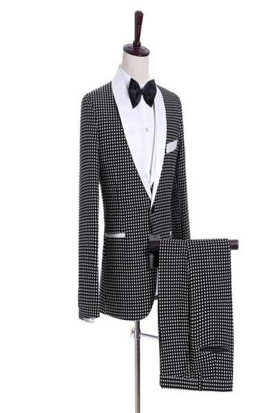groomsmen shawl lapel groom tuxedos black with white dot men suits weddingprom man blazerbridegroom jacketpantsvesttie3076998, Black;gray
groomsmen shawl lapel groom tuxedos black with white dot men suits weddingprom man blazerbridegroom jacketpantsvesttie3076998, Black;gray