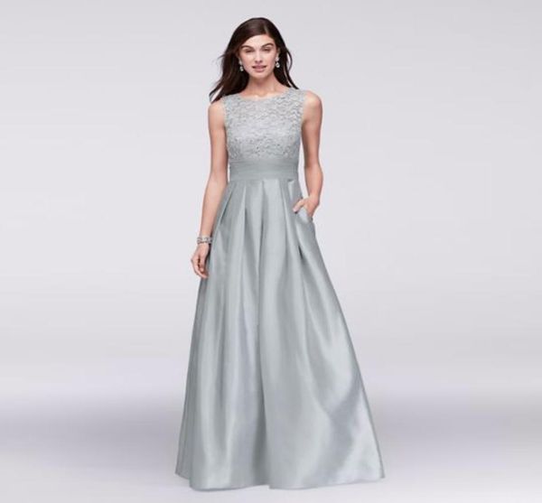 lace and satin sleeveless ball gown with pocket full pleated satin skirt evening dress wbm1118 silver prom dress party dresses7756234, Black
lace and satin sleeveless ball gown with pocket full pleated satin skirt evening dress wbm1118 silver prom dress party dresses7756234, Black
