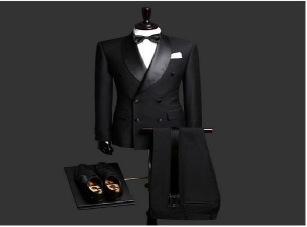 black doublebreasted shawl lapel jacketpantstie groom tuxedos groomsmen man suit mens wedding suits bridegroom2544388, Black;gray
black doublebreasted shawl lapel jacketpantstie groom tuxedos groomsmen man suit mens wedding suits bridegroom2544388, Black;gray