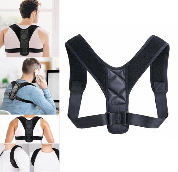 back posture corrector adjustable clavicle straight shoulders brace lumbar strap correct belt support5704638, Black;blue
back posture corrector adjustable clavicle straight shoulders brace lumbar strap correct belt support5704638, Black;blue