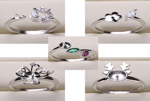 shining pearl rings setting zircon solid 925 silver ring setting ring mounting ring blank diy jewelry 5 styles mix diy gift4838215, Slivery;crystal
shining pearl rings setting zircon solid 925 silver ring setting ring mounting ring blank diy jewelry 5 styles mix diy gift4838215, Slivery;crystal