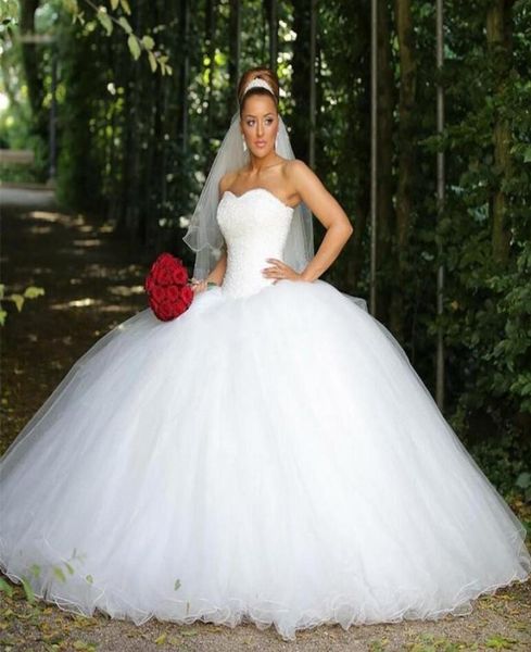 2019 luxurious ball gown wedding dresses sweetheart sequins beaded tulle floor length plus size wedding gowns sparkly bridal dress3418406, White
2019 luxurious ball gown wedding dresses sweetheart sequins beaded tulle floor length plus size wedding gowns sparkly bridal dress3418406, White
