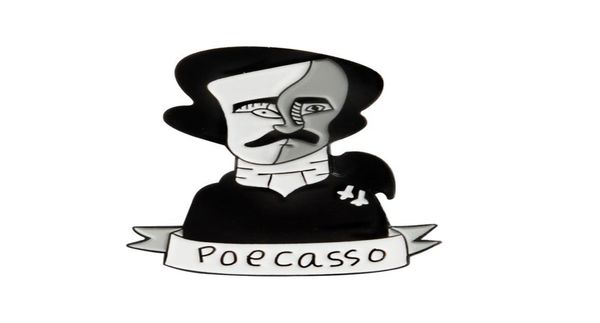 edgar allan poe pablo poecasso brooches pins hard enamel pins for men women gift badges whole european style broach 2018 new f1314026, Gray
edgar allan poe pablo poecasso brooches pins hard enamel pins for men women gift badges whole european style broach 2018 new f1314026, Gray
