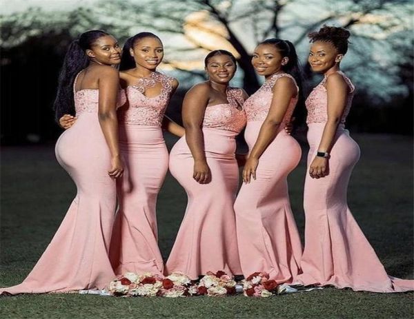 pink mermaid bridesmaid dresses 2021 one shoulder lace beaded sweep train african plus size maid of honor gown country wedding gue1991443, White;pink
pink mermaid bridesmaid dresses 2021 one shoulder lace beaded sweep train african plus size maid of honor gown country wedding gue1991443, White;pink