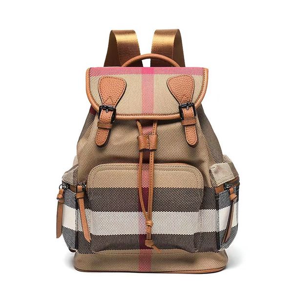 the latest first layer cowhide with plaid canvas backpack burst single women's travel bag student satchel
the latest first layer cowhide with plaid canvas backpack burst single women's travel bag student satchel