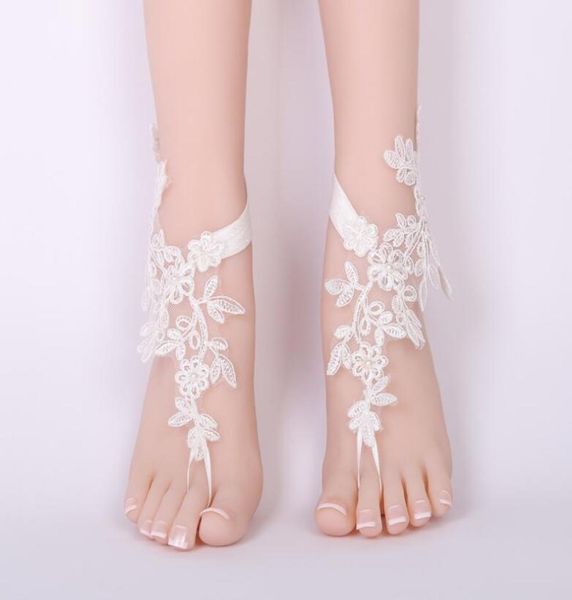 fashion women lace foot anklet barefoot sandal beach wedding flower accessories for bride2816082, White
fashion women lace foot anklet barefoot sandal beach wedding flower accessories for bride2816082, White