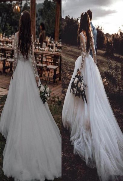princess fairy country wedding dresses 2021 long sleeve backless lace tulle bohemian illusion beach bride reception gown robes5084434, White
princess fairy country wedding dresses 2021 long sleeve backless lace tulle bohemian illusion beach bride reception gown robes5084434, White