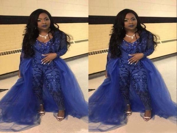 evening gowns jumpsuits long sleeves prom dresses detachable train lace applique luxury african party womens pant suits8469718, Black
evening gowns jumpsuits long sleeves prom dresses detachable train lace applique luxury african party womens pant suits8469718, Black