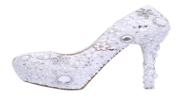fashion luxurious pearls crystals white wedding shoes size high heels bridal shoes party prom women shoes 5946765, Black
fashion luxurious pearls crystals white wedding shoes size high heels bridal shoes party prom women shoes 5946765, Black