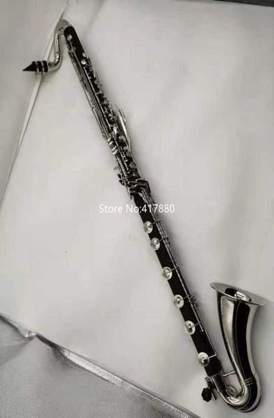 new arrival margewate low c clarinet silver plated keys bass clarinet professional musical instrument with mouthpiece case8036335
new arrival margewate low c clarinet silver plated keys bass clarinet professional musical instrument with mouthpiece case8036335