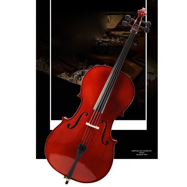 handcrafted cello solid wood instrument for adults exam with hard case and accessories, ebony fittings
handcrafted cello solid wood instrument for adults exam with hard case and accessories, ebony fittings