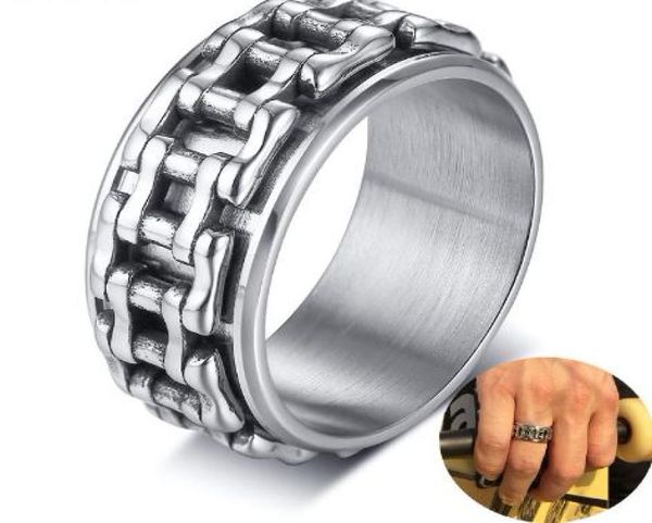 hop men ring motorcycle biker bicycle chain stainless steel wedding brands spinner rock male jewelry7740768, Golden;silver
hop men ring motorcycle biker bicycle chain stainless steel wedding brands spinner rock male jewelry7740768, Golden;silver