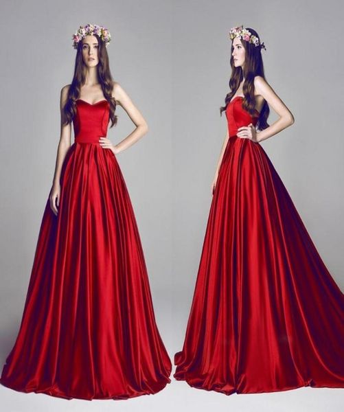 charming red satin prom dresses classic aline sweetheart sweep train party dress sleeveless evening dress custom made celeb8576920, Black
charming red satin prom dresses classic aline sweetheart sweep train party dress sleeveless evening dress custom made celeb8576920, Black