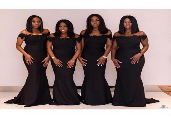 black designer mermaid bridesmaid dresses off shoulder lace applique sequined beads maid of honor dress prom dresses wear1351363, White;pink
black designer mermaid bridesmaid dresses off shoulder lace applique sequined beads maid of honor dress prom dresses wear1351363, White;pink
