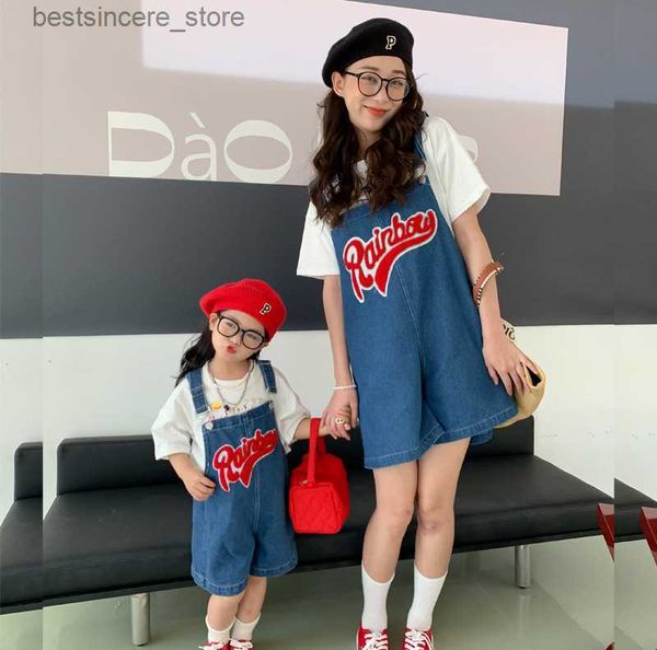 mother and daughter jumpsuit summer fashion women's jeans pants parent-child matching denim clothes outfits girls denim overalls l23052, Blue
mother and daughter jumpsuit summer fashion women's jeans pants parent-child matching denim clothes outfits girls denim overalls l23052, Blue