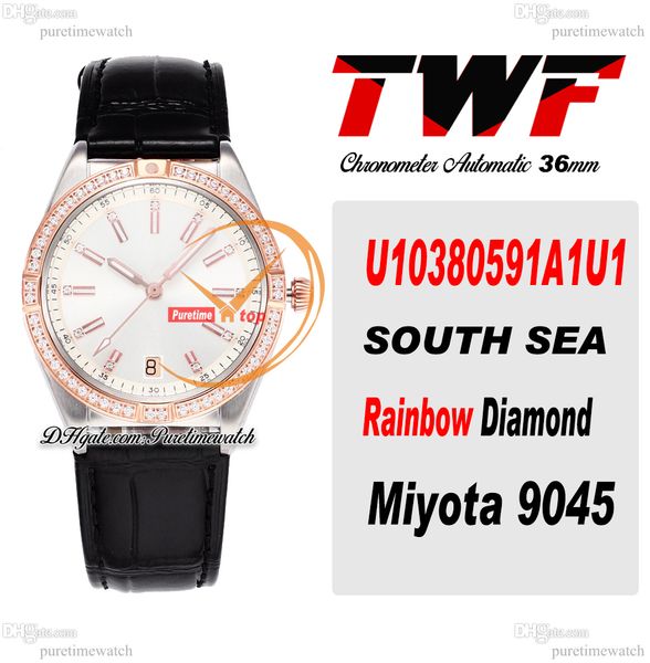 chronomat miyota 9015 automatic 36 south sea mens ladies watch two tone rose gold diamond bezel white dial black leather super edition reloj, Slivery;brown
chronomat miyota 9015 automatic 36 south sea mens ladies watch two tone rose gold diamond bezel white dial black leather super edition reloj, Slivery;brown