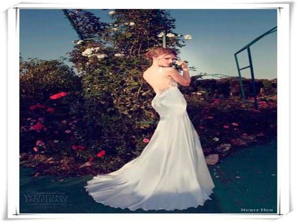 backless wedding dresses spaghetti sheath slim long sweep train gown lace appliques nurit hen modern bridal gowns w3709448990, White
backless wedding dresses spaghetti sheath slim long sweep train gown lace appliques nurit hen modern bridal gowns w3709448990, White