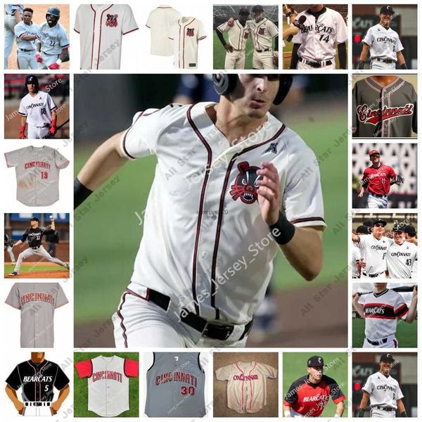 new college wears ncaa custom stitched cincinnati bearcats baseball jersey 0 evan kemp 2 beau keathley 3 jp spon, Blue;black
new college wears ncaa custom stitched cincinnati bearcats baseball jersey 0 evan kemp 2 beau keathley 3 jp spon, Blue;black