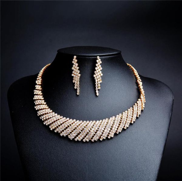 gold bridal crystal jewelry set necklace earrings wedding jewelry sets for bride bridesmaid women bridal accessories5877586, White
gold bridal crystal jewelry set necklace earrings wedding jewelry sets for bride bridesmaid women bridal accessories5877586, White