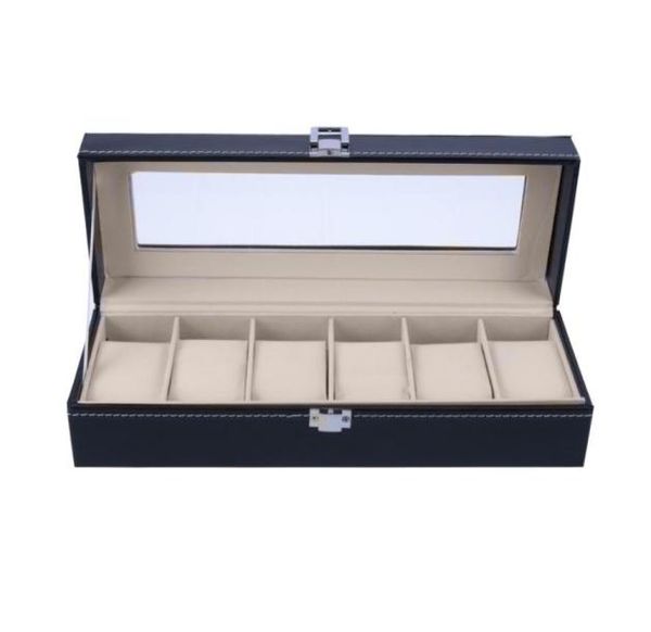 6 slots wrist watch display case box jewelry storage organizer box with cover case jewelry watches display holder organizer9057523, Black;blue
6 slots wrist watch display case box jewelry storage organizer box with cover case jewelry watches display holder organizer9057523, Black;blue