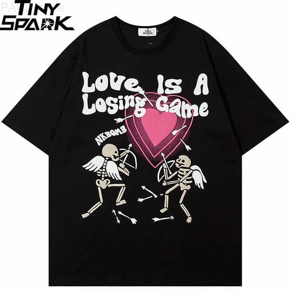 men's t-shirts 2023 men t shirt streetwear skull skeleton angel love heart graphic t-shirt hip hop oversized harajuku tshirt cotton te, White;black
men's t-shirts 2023 men t shirt streetwear skull skeleton angel love heart graphic t-shirt hip hop oversized harajuku tshirt cotton te, White;black