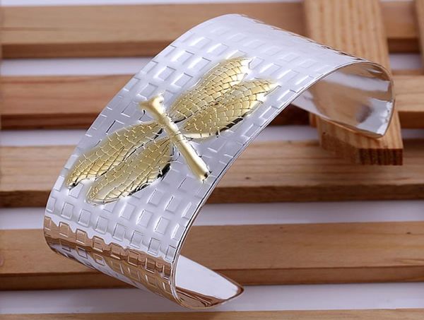 new 925 sterling silver bangle for women men925 silver fashion jewelry lovely dragonfly cuff bangle italy 2018 new arrival xmas g9436421, Golden;silver
new 925 sterling silver bangle for women men925 silver fashion jewelry lovely dragonfly cuff bangle italy 2018 new arrival xmas g9436421, Golden;silver