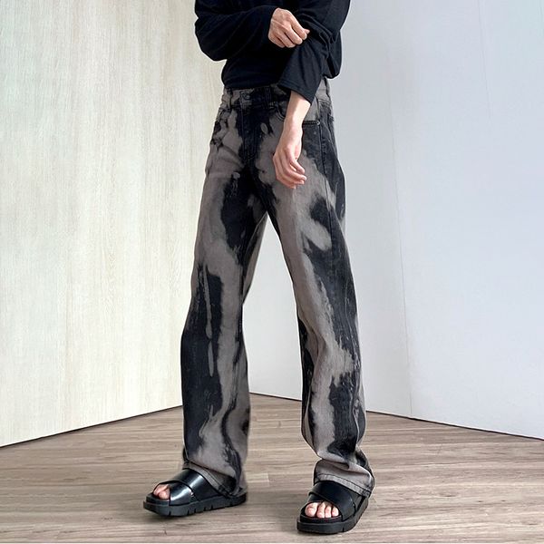 mens high street wash to do old jeans men korean version of the trend loose straight pants tie dye gradient pants men, Blue
mens high street wash to do old jeans men korean version of the trend loose straight pants tie dye gradient pants men, Blue