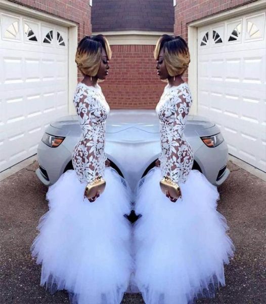 african white mermaid prom dresses for black girls lace long sleeves ruffles tulle evening party dress plus size prom gowns vestid4873956
african white mermaid prom dresses for black girls lace long sleeves ruffles tulle evening party dress plus size prom gowns vestid4873956