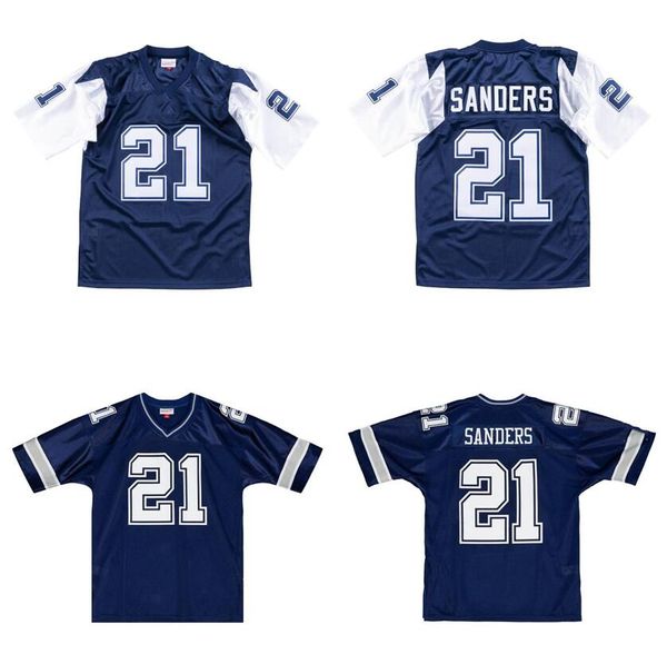 stitched football jersey 21 deion sanders 1995 white mitchell & ness retro rugby jerseys men s-6xl, Black;red 
stitched football jersey 21 deion sanders 1995 white mitchell & ness retro rugby jerseys men s-6xl, Black;red