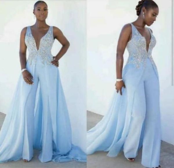 south african jumpsuits prom dresses 2022 women light blue straps appliques long train formal party dress evening wear pant s3792598, Black
south african jumpsuits prom dresses 2022 women light blue straps appliques long train formal party dress evening wear pant s3792598, Black
