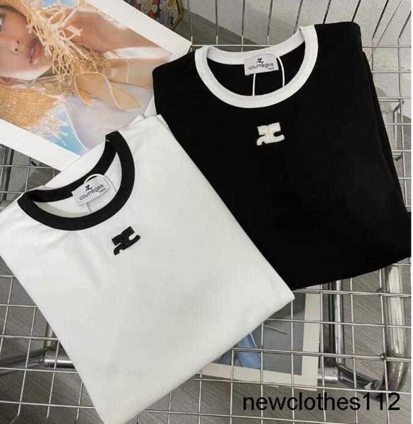 vintage t black designer white classic shirt summer short sleeve courreges women tshirt tee4585
vintage t black designer white classic shirt summer short sleeve courreges women tshirt tee4585