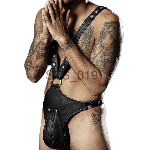 set faux leather man belt harness exotic fetish bondage costume bodysuit lingerie wrestling gay jumpsuit teddy underwear x0630, Red;black
set faux leather man belt harness exotic fetish bondage costume bodysuit lingerie wrestling gay jumpsuit teddy underwear x0630, Red;black