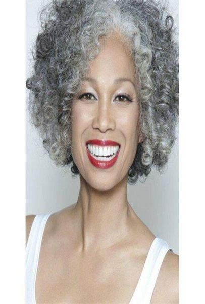 gracefully short afro curly grey silver women039s synthetic hair wig3005845, Black
gracefully short afro curly grey silver women039s synthetic hair wig3005845, Black