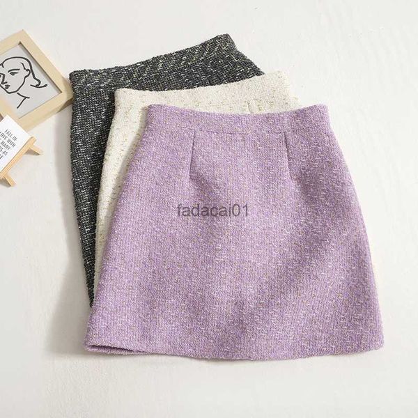 2023 tweed short skirts y2k autumn and winter skirt women high waist solid vintage mini skrits aline clothing l230621, Black
2023 tweed short skirts y2k autumn and winter skirt women high waist solid vintage mini skrits aline clothing l230621, Black