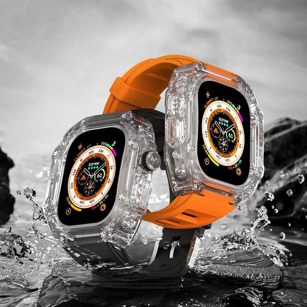 Smartwatch For Apple Ultra 2 Series 9 49mm Smart Watch marine smartwatch sport watch wireless charging strap box Protective Cover Case