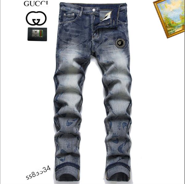 2023high qualit yamirs men denim designer jeans embroidery pants fashion holes trouser us size hip hop distressed zipper trousers for male##, Blue
2023high qualit yamirs men denim designer jeans embroidery pants fashion holes trouser us size hip hop distressed zipper trousers for male##, Blue