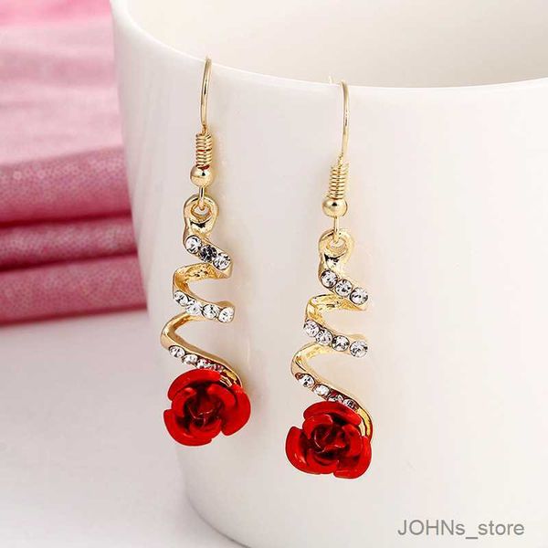 stud new fashion jewelry red rose drop earrings women vintage flowers dangle earring weddings engagement party jewelry r230630, Golden;silver
stud new fashion jewelry red rose drop earrings women vintage flowers dangle earring weddings engagement party jewelry r230630, Golden;silver
