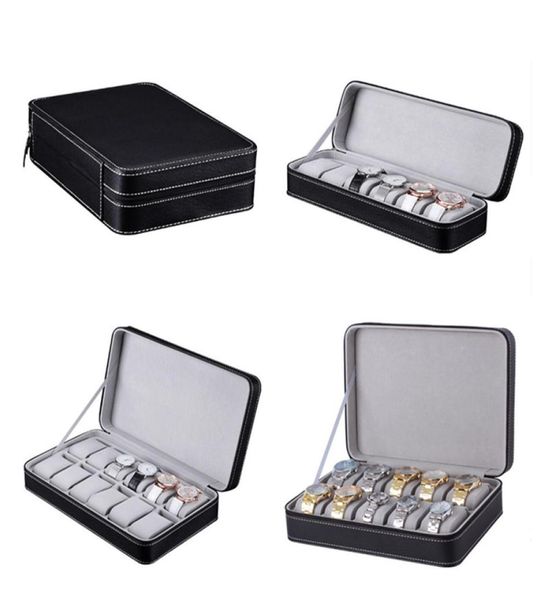 watch boxes cases 61012 slots box pu leather portable zipper quartz watches case holder organizer black jewelry display gift2015403, Black;blue
watch boxes cases 61012 slots box pu leather portable zipper quartz watches case holder organizer black jewelry display gift2015403, Black;blue