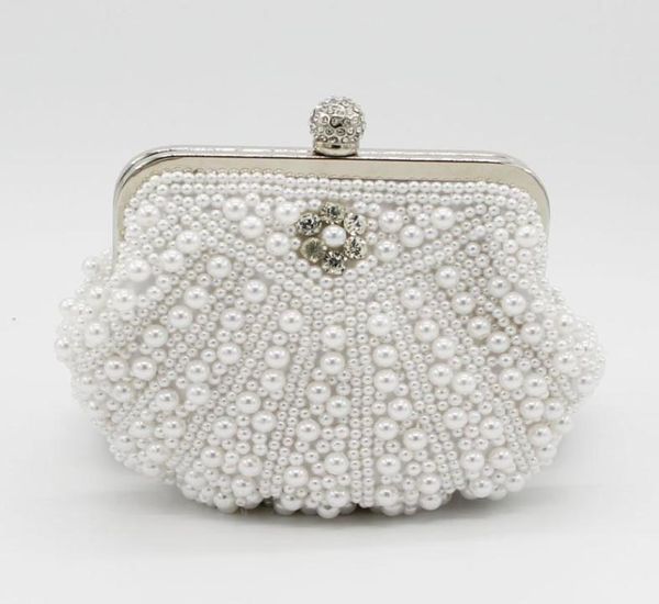 2019 shell pearls bridal hand bags one shoulder clutch beaded crystal formal evening party diner bags shell style s5140645, Black
2019 shell pearls bridal hand bags one shoulder clutch beaded crystal formal evening party diner bags shell style s5140645, Black