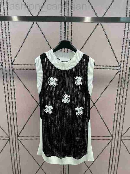 women's knits & tees designer 2023 runway designer summer women embroidery knit tank loose sleeveless t-shirts round neck casual lady, White
women's knits & tees designer 2023 runway designer summer women embroidery knit tank loose sleeveless t-shirts round neck casual lady, White