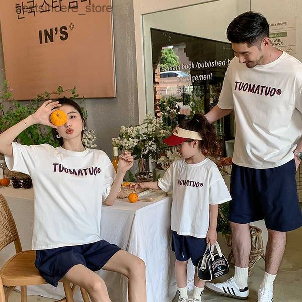family matching outfits summer 2023 father mother and daughter son same clothes set parent child t shirts shorts two piece sets l230522, Blue
family matching outfits summer 2023 father mother and daughter son same clothes set parent child t shirts shorts two piece sets l230522, Blue