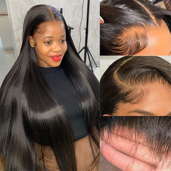 transparent straight lace front wig hd lace wig 13x6 human hair wigs for black women pre plucked brazilian lace frontal wig, Black;brown
transparent straight lace front wig hd lace wig 13x6 human hair wigs for black women pre plucked brazilian lace frontal wig, Black;brown