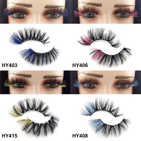 wholesale 10/20/30 pairs colored mink lashes vendor party fluffy fake eyelashes box package 3d 5d pink blue white mink eyelashes dj
wholesale 10/20/30 pairs colored mink lashes vendor party fluffy fake eyelashes box package 3d 5d pink blue white mink eyelashes dj