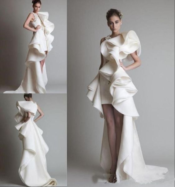 custom made short prom dresses with long ruffles organza jewel neck flowers lace evening party gowns7813800, Black
custom made short prom dresses with long ruffles organza jewel neck flowers lace evening party gowns7813800, Black