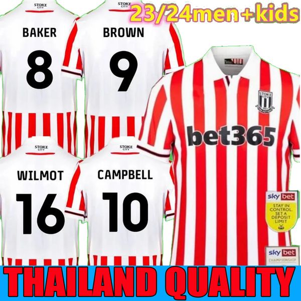 23 24 stoke city mikel campbell soccer jerseys away third smith fletcher powell brown clucas home kits 2023 2024 camiseta baker men kids kit, Black;yellow
23 24 stoke city mikel campbell soccer jerseys away third smith fletcher powell brown clucas home kits 2023 2024 camiseta baker men kids kit, Black;yellow