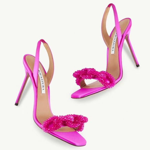 back strap aquazzura sandals mules evening shoes crystal decoration pumps women open toe toes dress shoe stiletto heels luxury designers fac, Black
back strap aquazzura sandals mules evening shoes crystal decoration pumps women open toe toes dress shoe stiletto heels luxury designers fac, Black