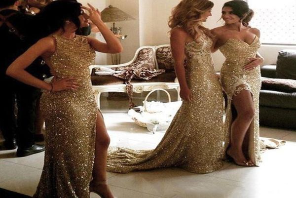bridesmaids gowns weddings mermaid gold sequin bridesmaid dress different styles same color 2021 charming slpit front maid of1123220, White;pink
bridesmaids gowns weddings mermaid gold sequin bridesmaid dress different styles same color 2021 charming slpit front maid of1123220, White;pink