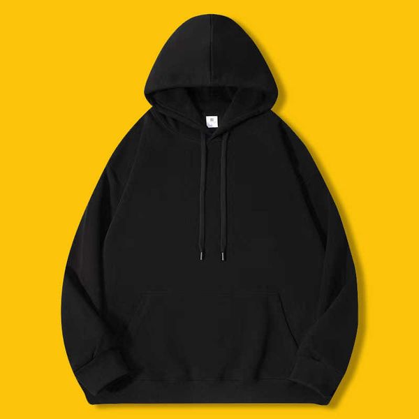430g solid color sweater men's hoodie new autumn/winter off shoulder trend loose versatile large coat, Black
430g solid color sweater men's hoodie new autumn/winter off shoulder trend loose versatile large coat, Black